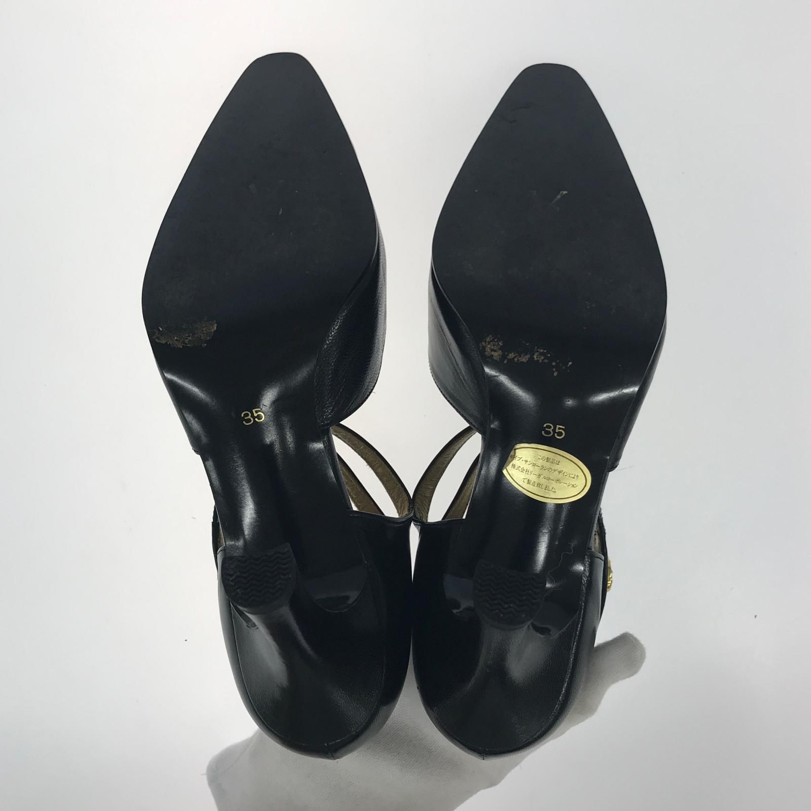 YVES SAINT LAURENT イヴ・サンローラン ストラップパンプス
