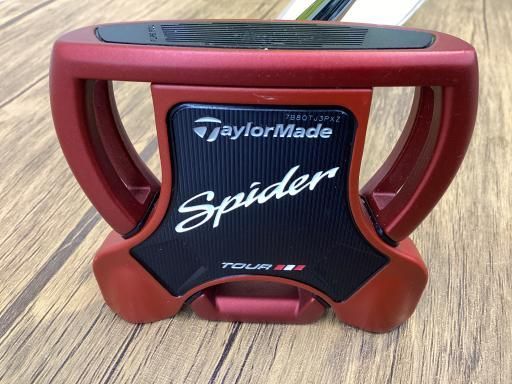 【未使用品】通算メジャー３勝★TMスパイダーツアーレッド33◇ チューンナップ 中古】 テーラーメイド Spider Tour RED 33インチ USA パター PT