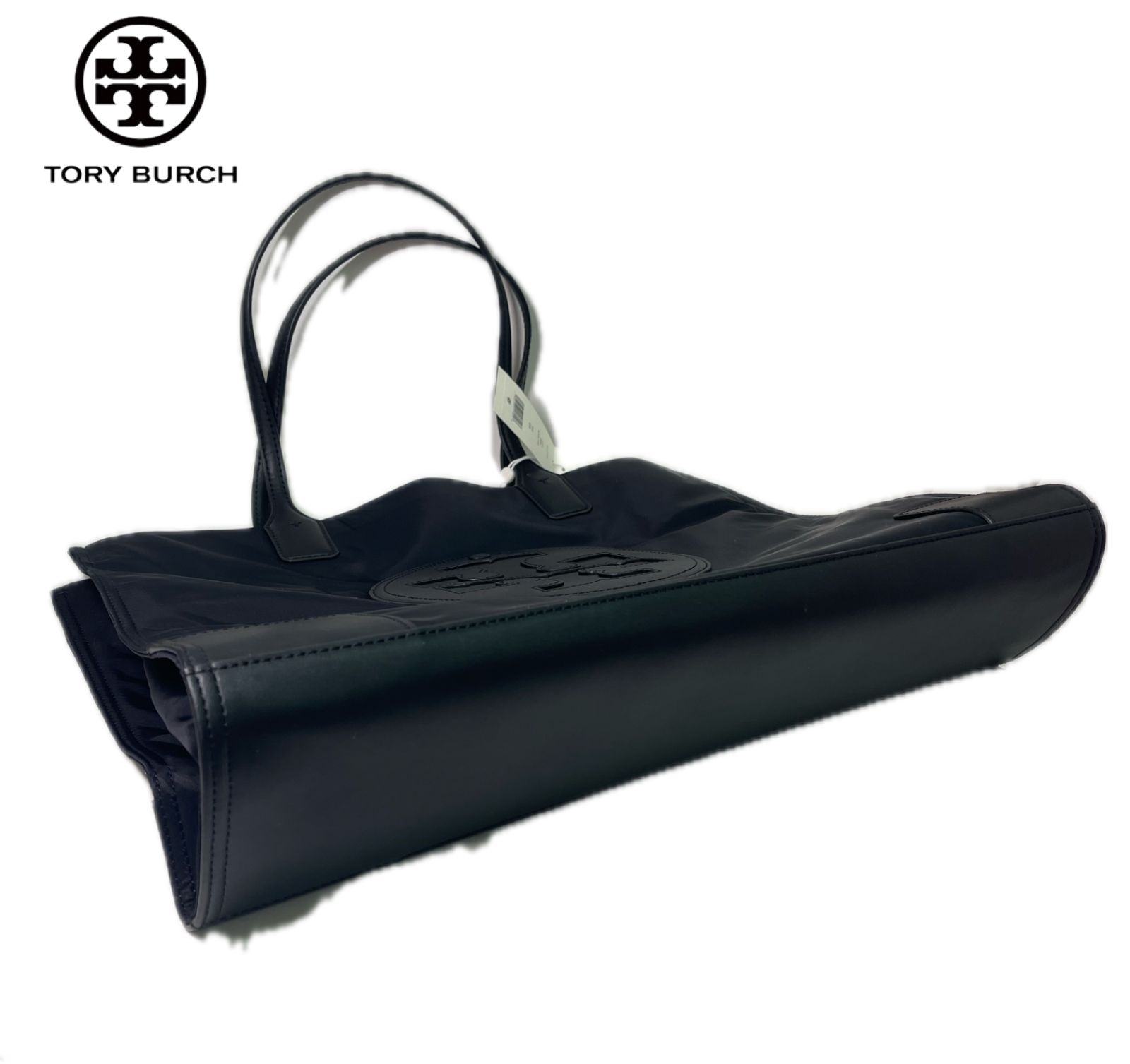 美品】トリーバーチ TORY BURCH トートバッグ レザー ブラック