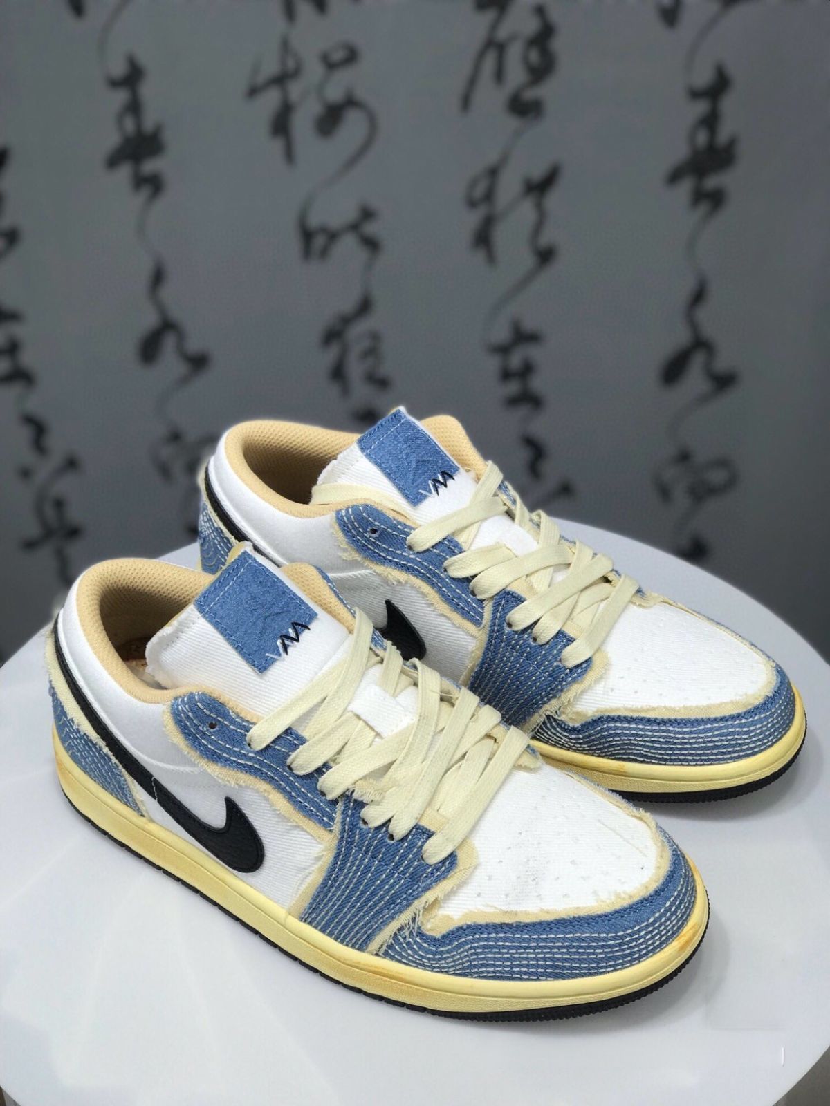 エアジョーダン 1 LOW SE FN7670-493 デニム/ホワイト27cm Nike Air Jordan 1 Low SE World Make Japan Sashiko FN7670-493