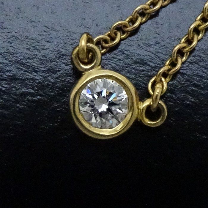 ティファニー TIFFANY&Co. バイザヤード ネックレス 1Pダイヤモンド 