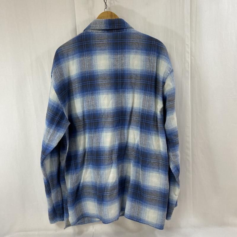 FUCKING AWESOME / 2021AW / Full Zip Flannel L/S Shirt / オンブレチェック / XL