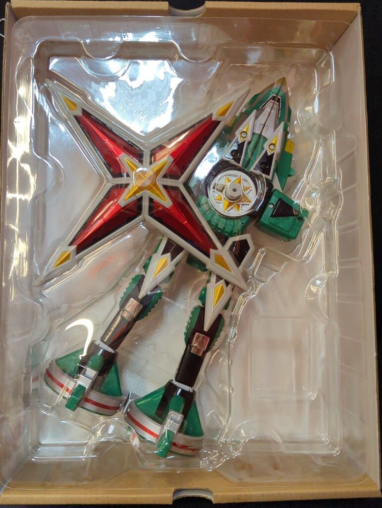 美品 バンダイ 忍風戦隊ハリケンジャー 飛翔変形 DX天空神 忍風戦隊