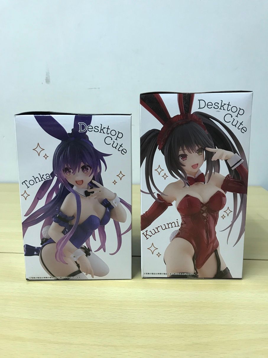 時崎狂三 夜刀神十香 崇宮澪 フィギュア Desktop バニー デート・ア・ライブⅤ Desktop Cute フィギュア 時崎狂三