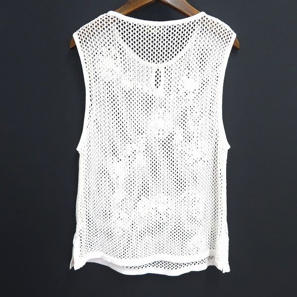 レリアン Leilian ニット ベスト レディース 春 夏 9 カラーブロックニットベスト【Leilian WHITE