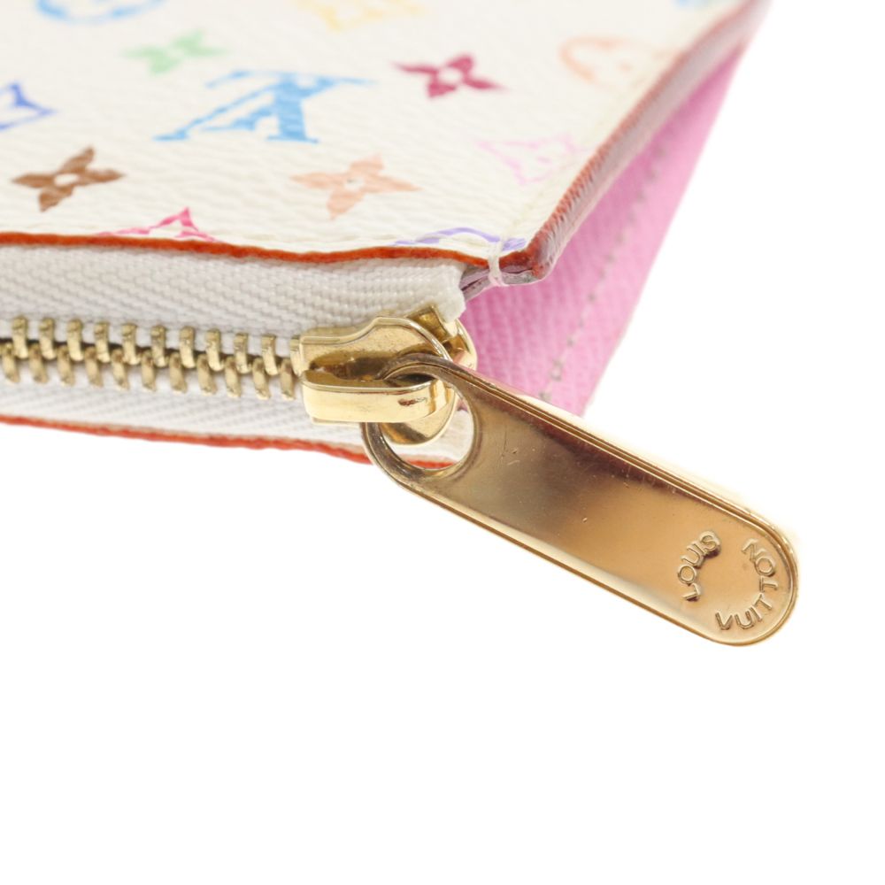 専用ルイヴィトン コインケース ポシェットクレ マルチカラー キー