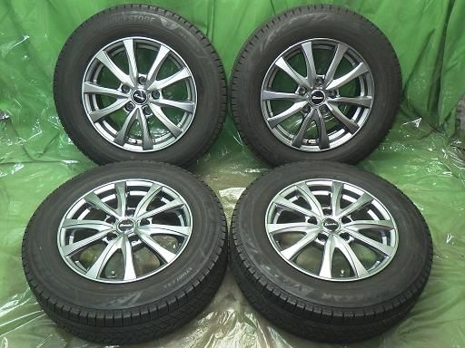 【中古】BRIDGESTONE  スタッドレス エクシーダー 15インチ ブリヂストン ブリザックVRX3