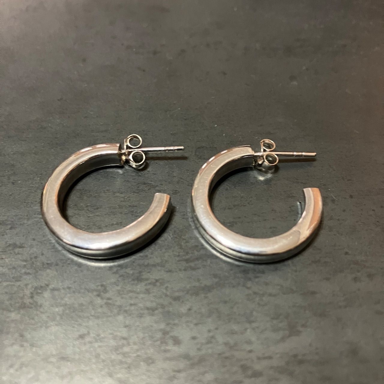 SILVER925 SIMPLE HOOP EARRINGS/シルバー/ピアス SILVER925 SIMPLE HOOP EARRINGS /シルバー/ピアス SILVER925