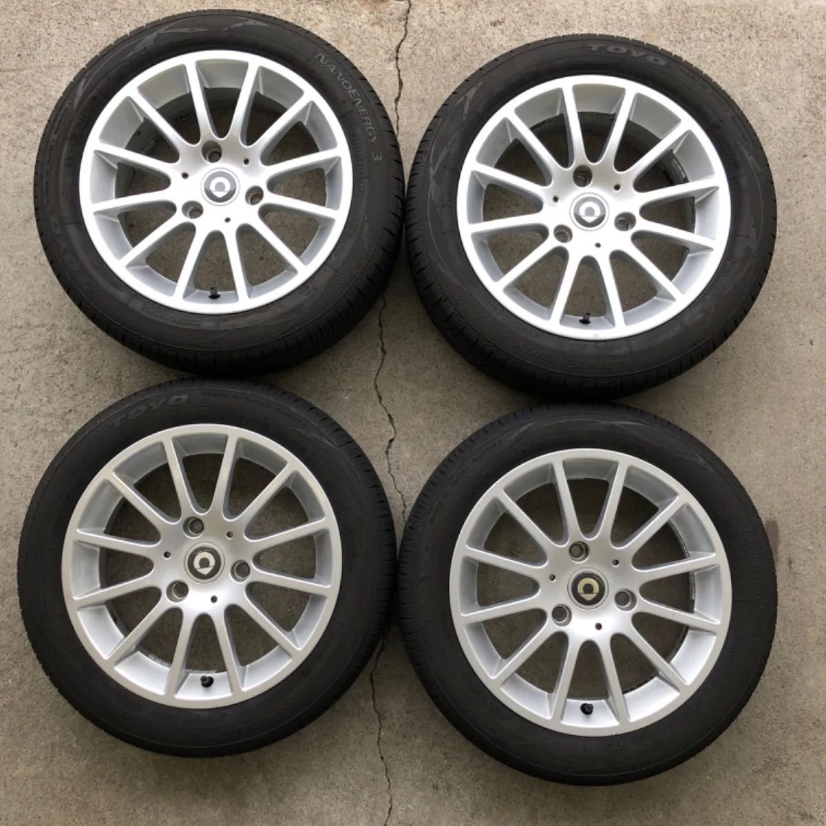 スマート smart 純正アルミホイール 145/65R15 175/55R15 - メルカリ 