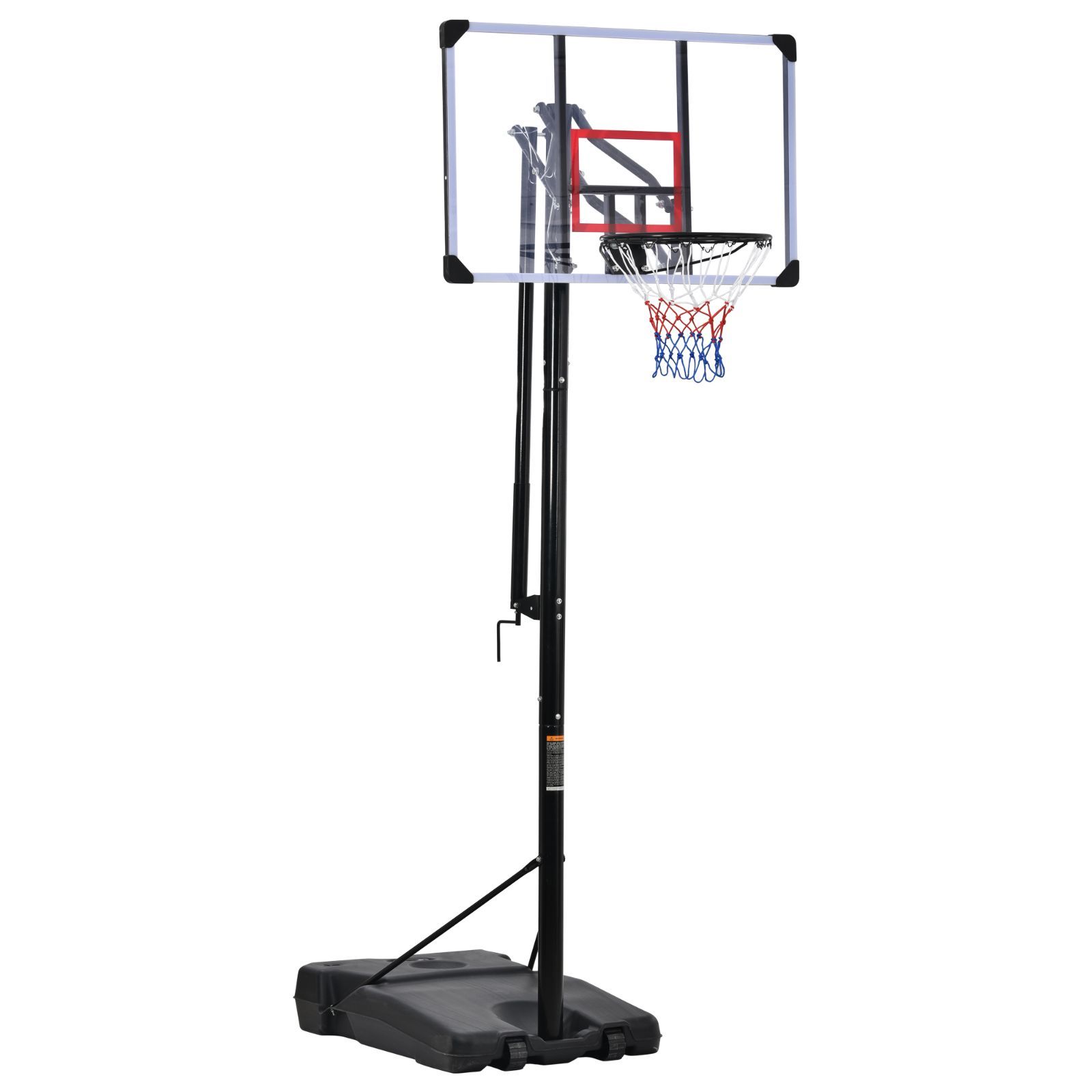 再入荷5月下旬 バスケットゴール ハンドルを回すだけ高さ調節 230-305cm バックボード