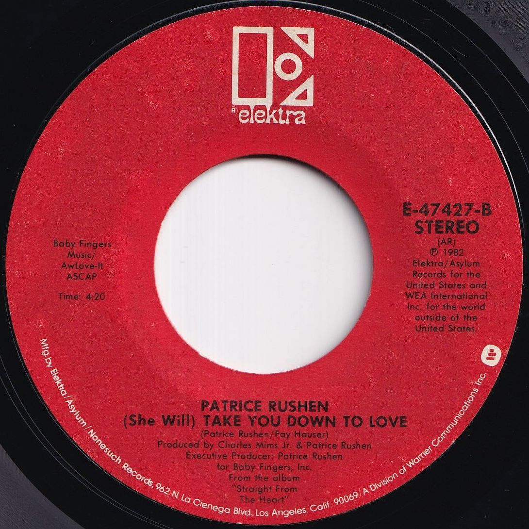 忘れ得ぬ　日本のメロディー レコード Patrice Rushen Forget Me Nots / (She Will) Take You Down To