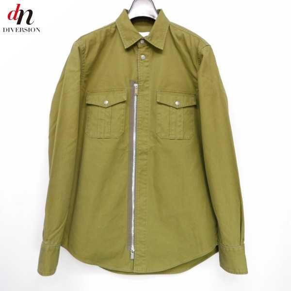 17SS The Letters ザ レターズ Military Ventile Zip Shirt. 長袖