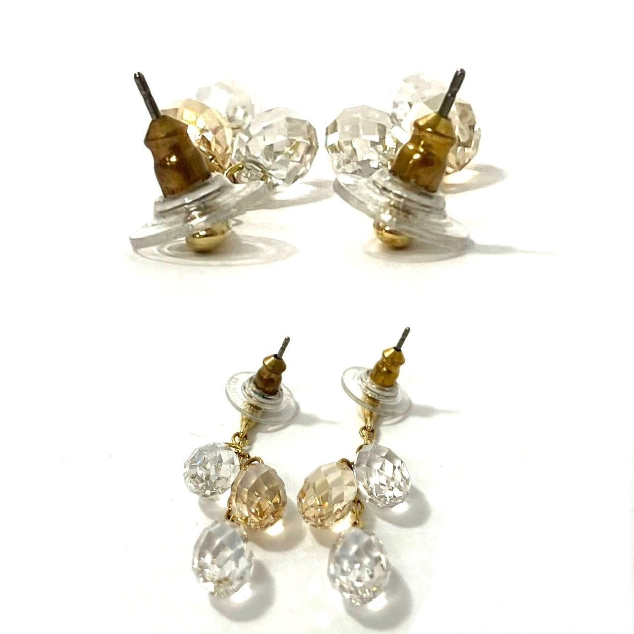 Y【SWAROVSKI】Diapason ドロップ ミランダカー Lagoon/ラグーン