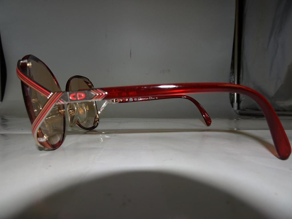 Dior べっ甲サングラス ピンク ディオール】本物 Christian Dior