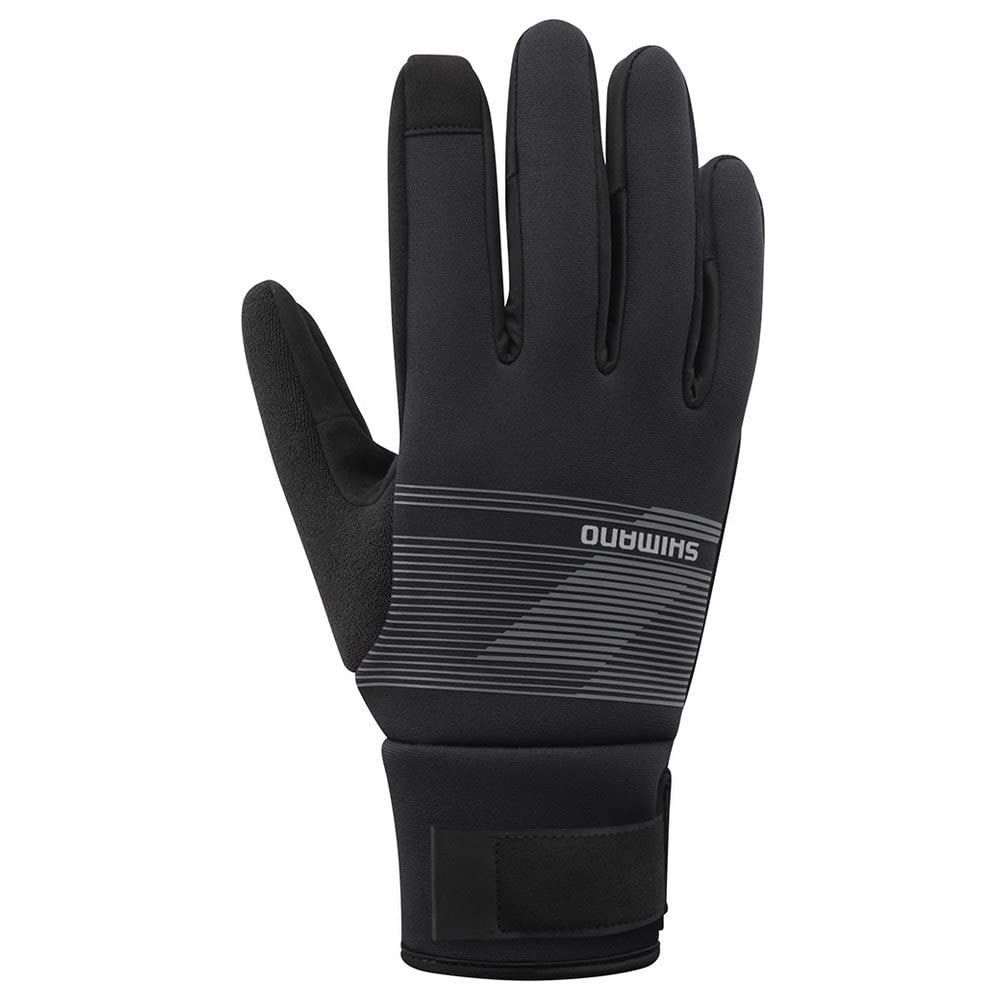 2021年モデル SHIMANO サイクリンググローブ ウインドブレークサーマルグローブ METALLIC GRAY M 手の周りサイズ目安 20.3㎝~22.9㎝ METALLIC GRAY M 手の周りサイズ目安 20.3㎝~22.9㎝
