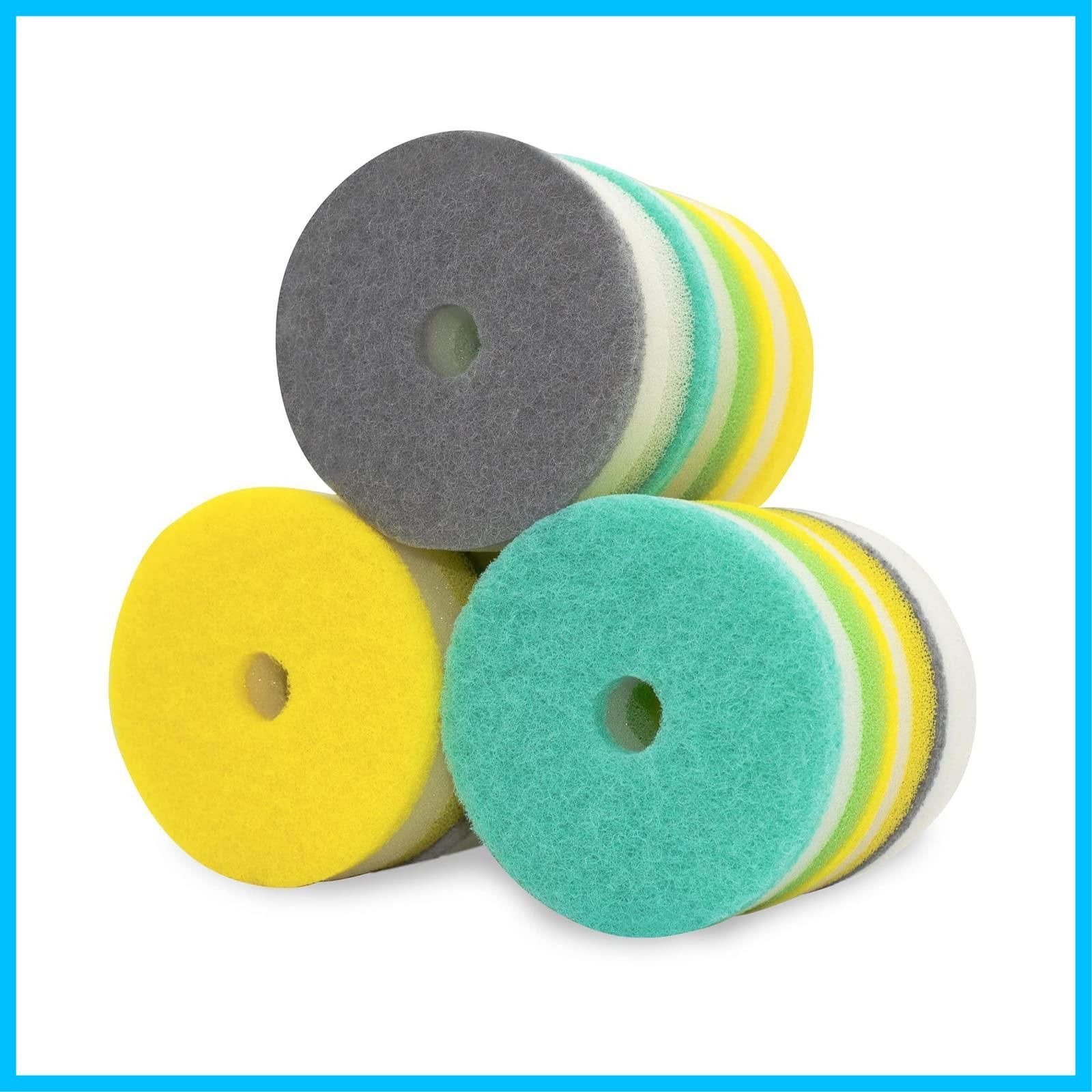 新着商品 水切れ 泡立ち 丸い シンク洗い 食器洗い 円形 スポンジ 3層構造 ９個入り 台所スポンジ ランダムな色 キッチンスポンジ 千 !-利用不可文字-! の風