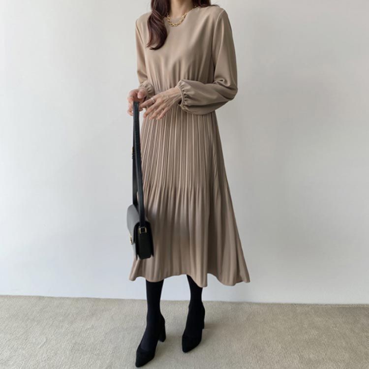 ロング丈 ウエストベルト風