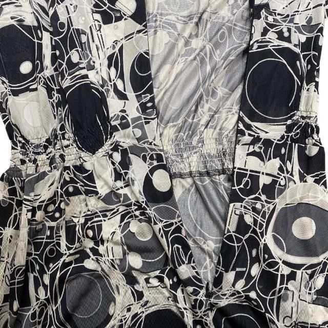 CHANEL シャネル ワンピース ワンピース 長袖 総柄 ココマーク シルク