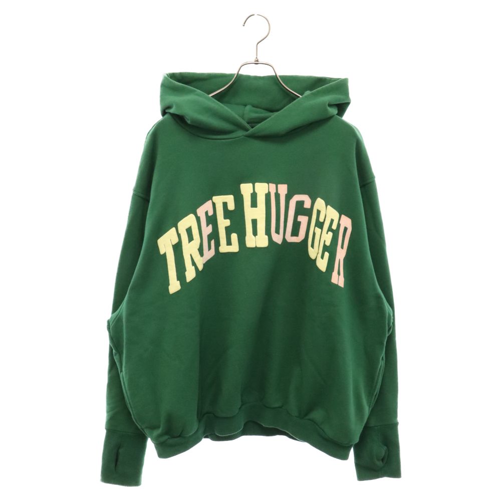 CACTUS PLANT FLEA MARKET (カクタス プラント フリー マーケット) Tree Hugger Hoodie フロントロゴ プルオーバースウェットパーカー フーディー グリーン