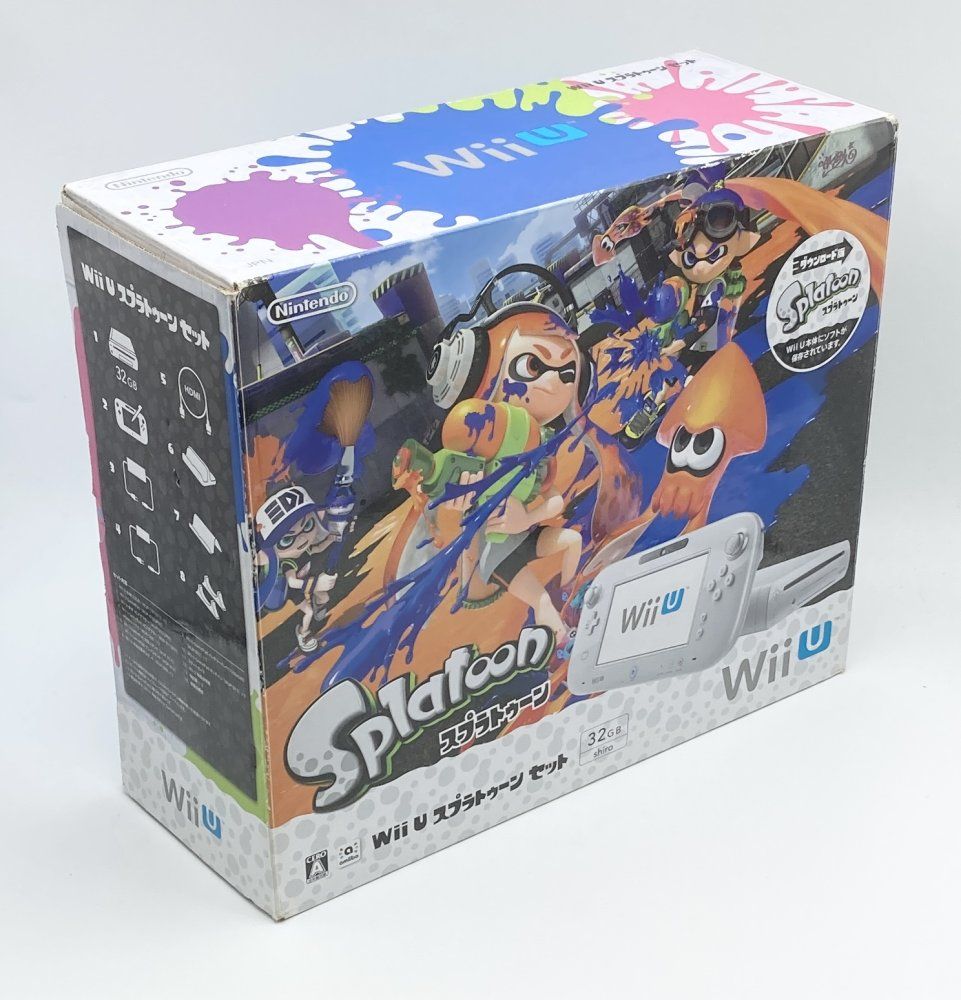 Wii U スプラトゥーンセット + コントローラ付き 任天堂 WiiU 本体 中古 スプラトゥーン セット ゲームパッド 付属品