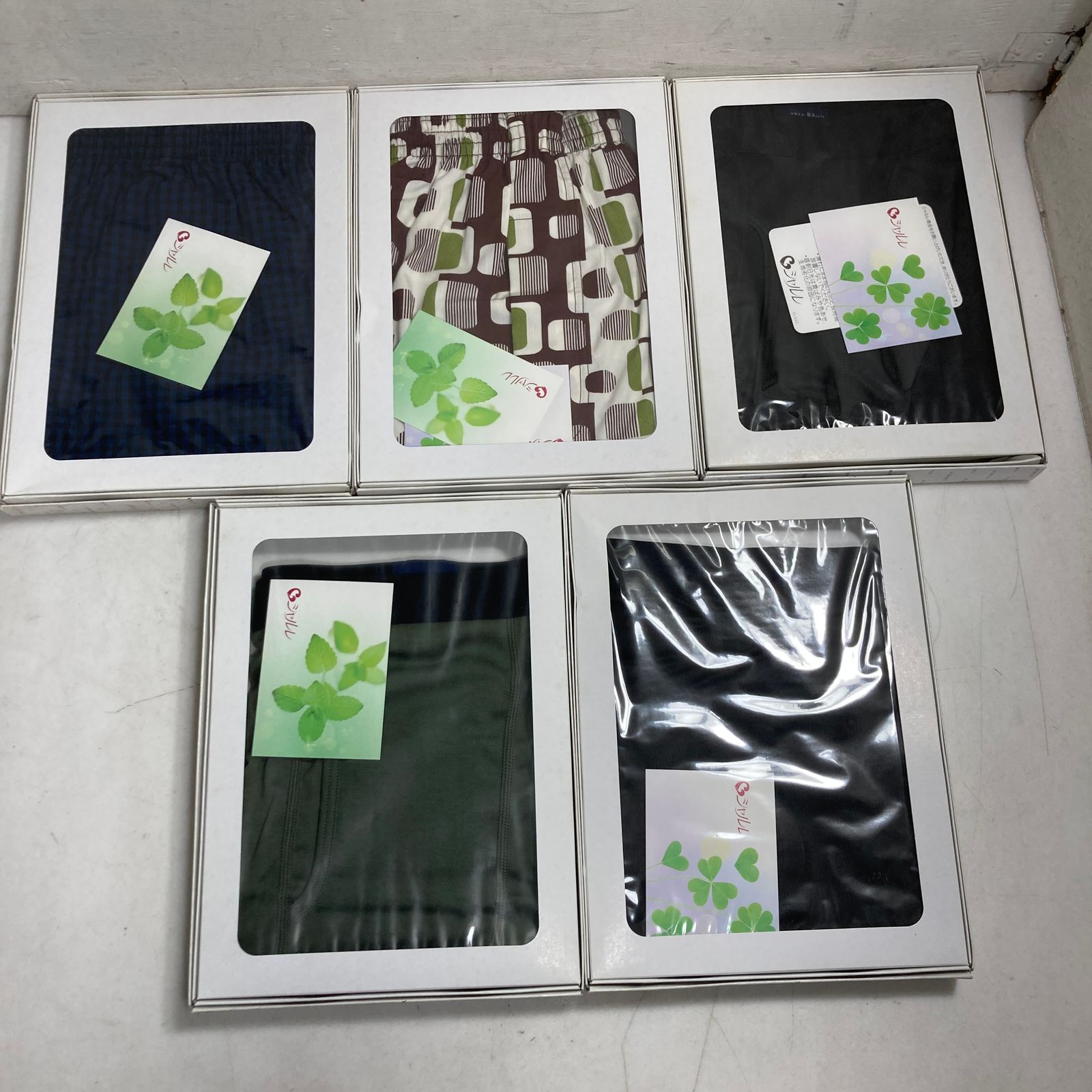 ★ CHARLE シャルレ トランクス 5点 まとめ商品 L ウエスト84～94㎝ メンズ 箱入り新品未使用品 1.00kg