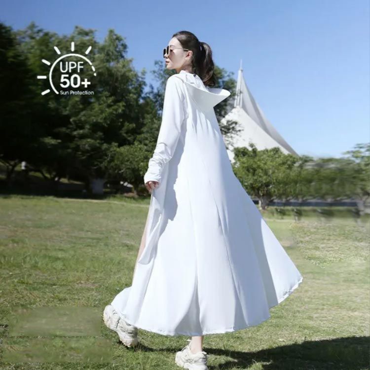 UVカット パーカー ロング丈 UVパーカー レディース UPF50+ 薄手