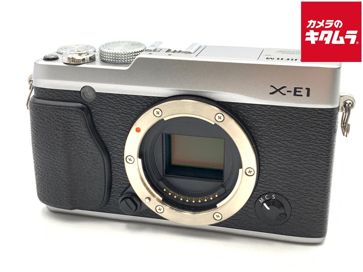 並品 フジフイルム X-E1 ボディ シルバー