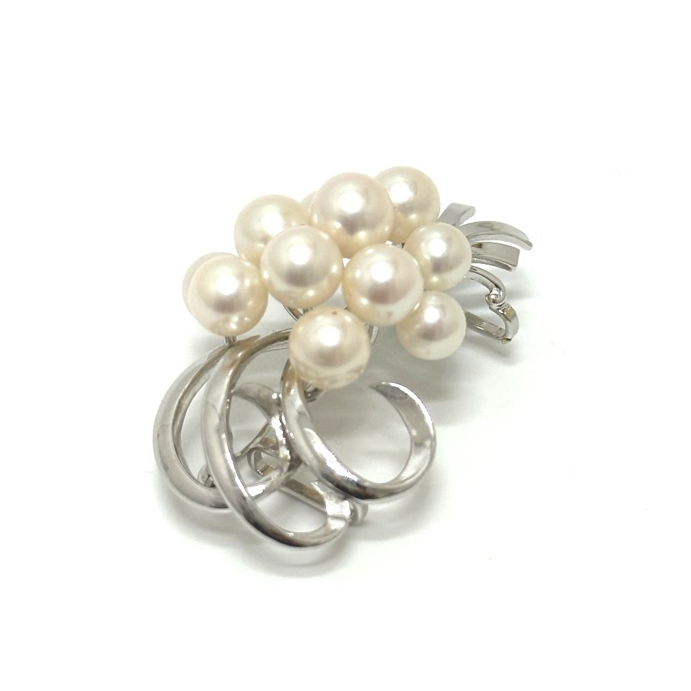 jewelry ジュエリー ブローチ K14WG 11Pパール K14WG シルバー WWW_OLIVIERBERNSTEIN_COM