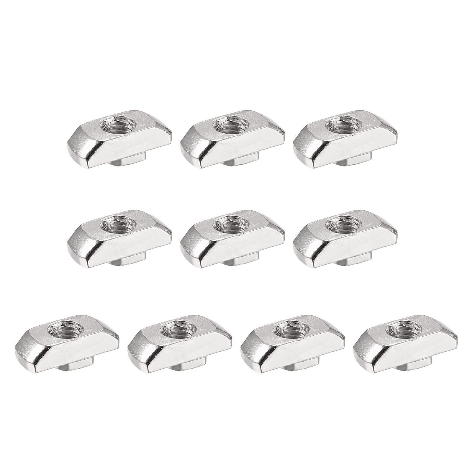 Size:M6x19mmx7.3mm DMiotech 10個入り 4040シリーズ スライドTナット スロットナット Tスロットナット M6 ハーフラウンドロール アルミニウム押出プロファイル 3Dプリンター用