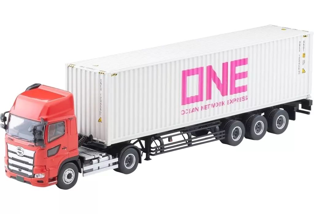 ミニカー　1/64 LV-N292a 日野プロフィア 40ft海上コンテナトレ… LV-N292c 日野プロフィア 40ft海上コンテナトレーラ（東邦車輛