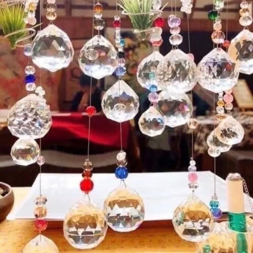 【お任せ作品】オリジナル幸運サンキャッチャー 5本セット お任せ作品】オリジナル幸運サンキャッチャー 5本セット