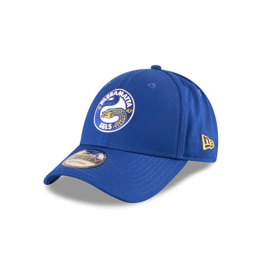 送料無料 匿名配送 ニューエラ パラマタ イールズ 9Forty TC Badged Cap 帽子 青 ブルー 公式モデル 日本未発売