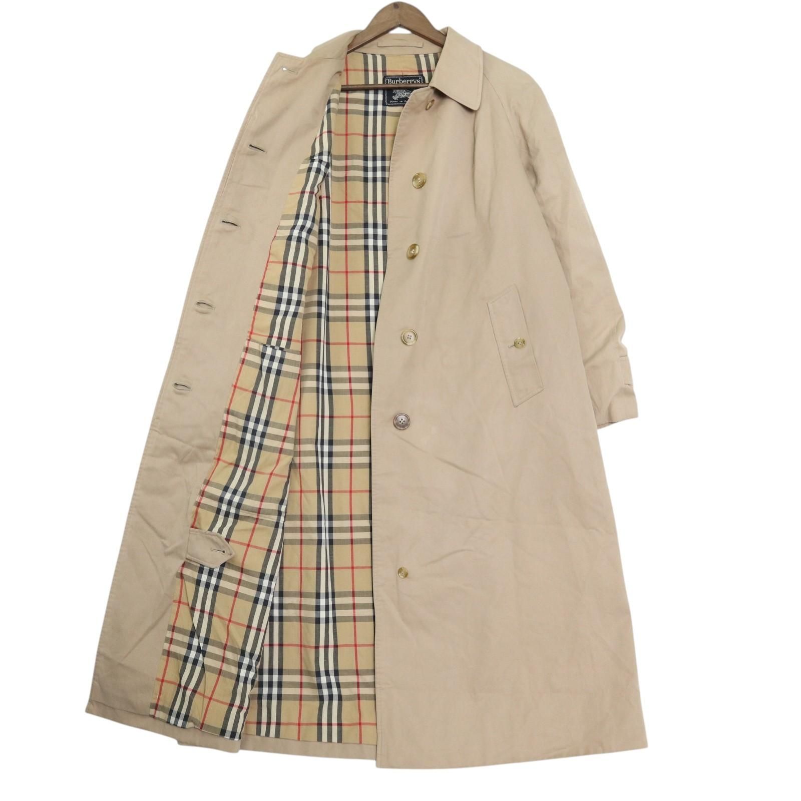 イングランド製 Burberrys バーバリーズ ステンカラーコート ベージュ