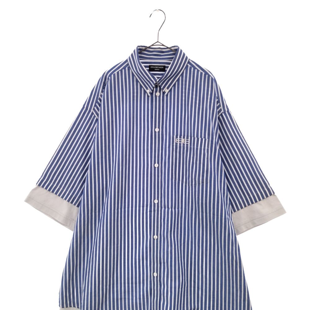 BALENCIAGA (バレンシアガ) 22SS BB CORP LAYERED SHIRT BB