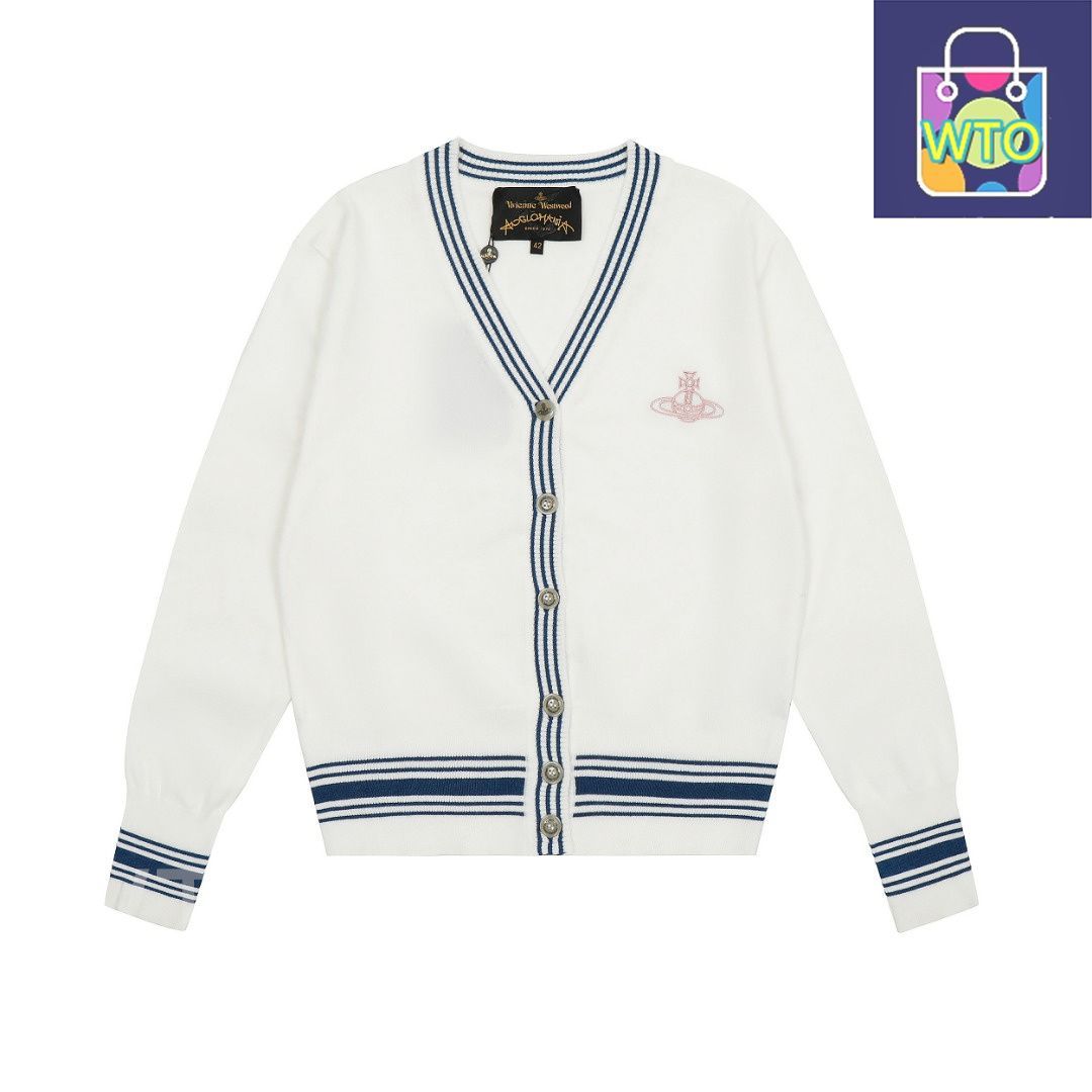 Vivienne Westwood カーディガン　未使用品 本日限定特価】Vivienne Westwood レディース カーディガン 土星