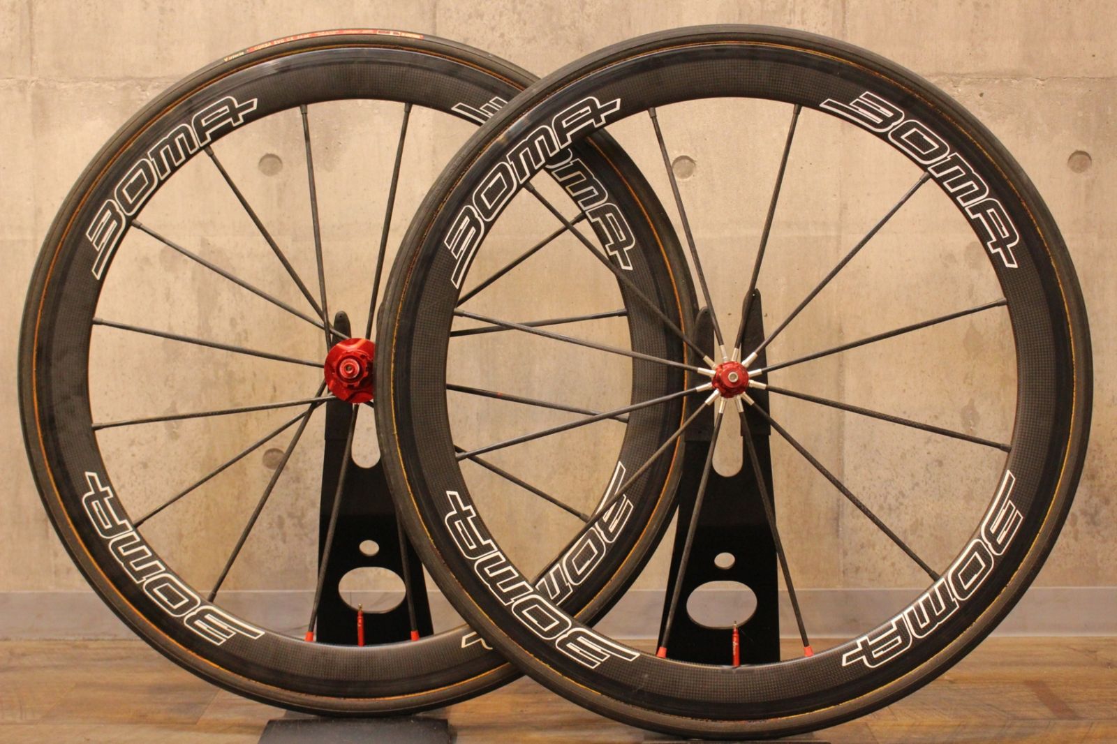 ボーマ BOMA カーボン チューブラー ホイールセット カンパ11S シマノ