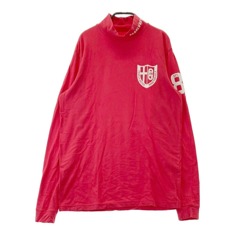 サイズ：0 PEARLY GATES パーリーゲイツ  モックネック 長袖Tシャツ  ブラック系 [240101444485] ゴルフウェア レディース ストスト サイズ：5 PEARLY GATES パーリーゲイツ モックネック長袖T