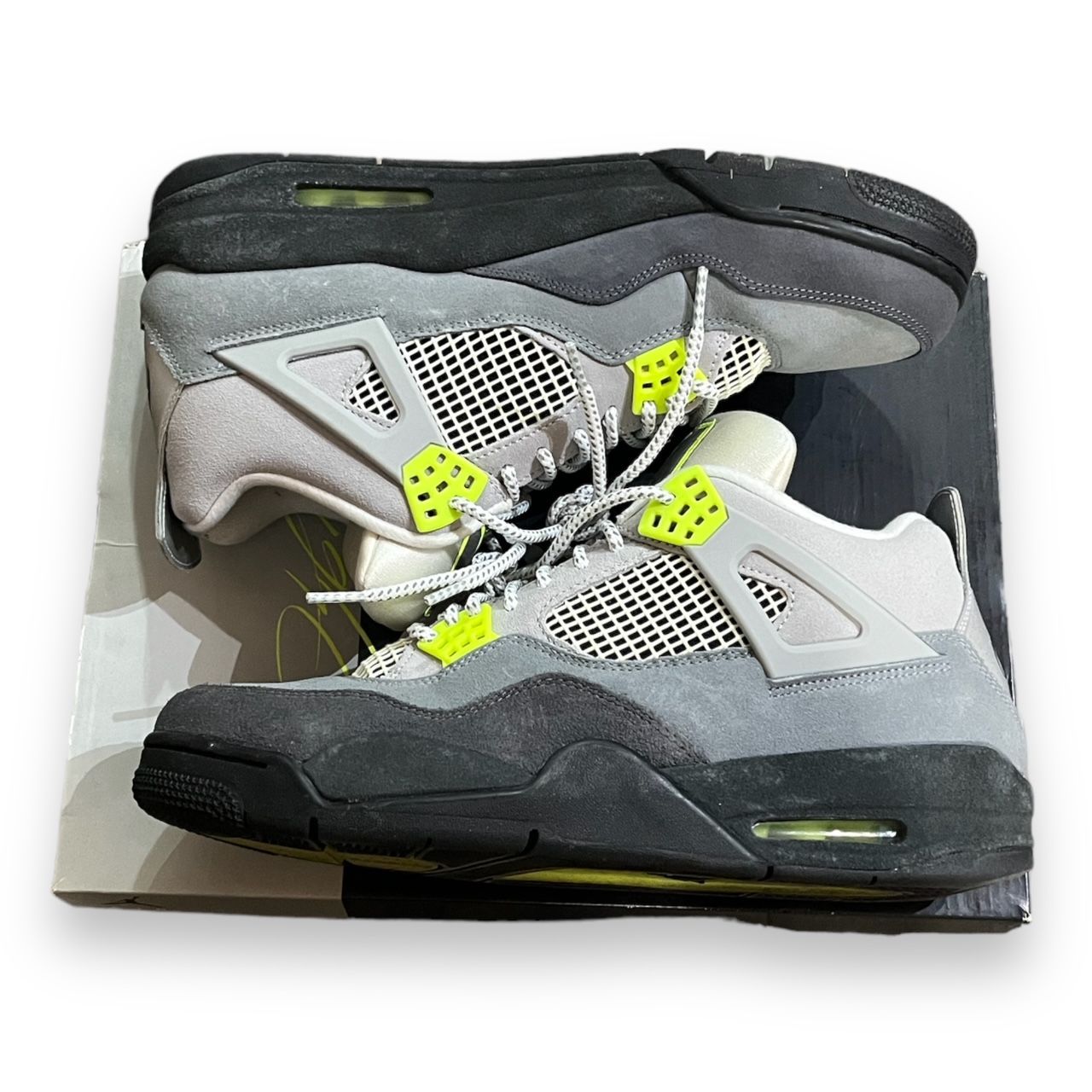 希少サイズ 国内正規 NIKE AIR JORDAN 4 RETRO SE NEON 95 CT5342-007 
