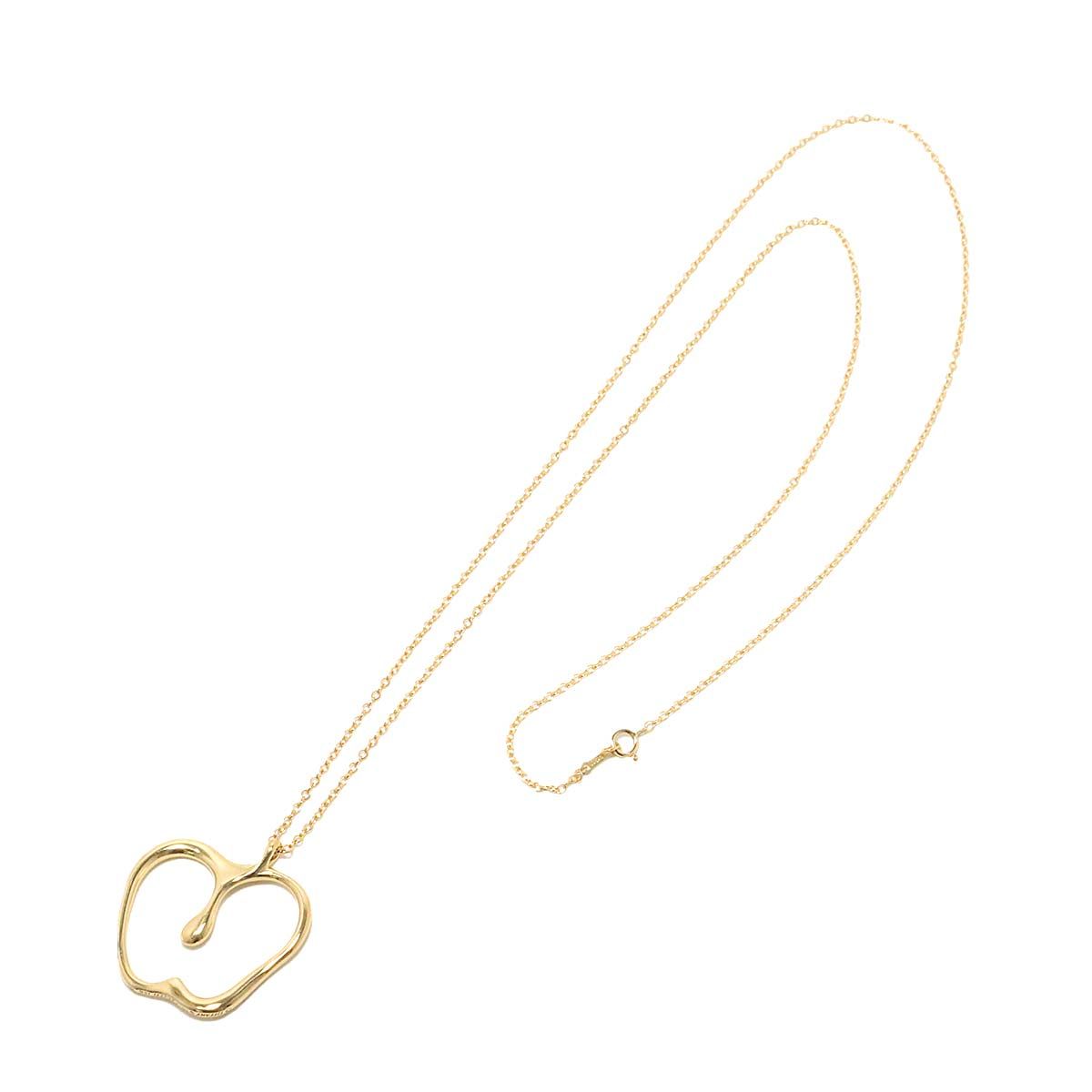 ティファニー TIFFANY&Co. アップル ラージ ロング ネックレス 66cm K18 YG イエローゴールド 750 リンゴ Apple  motif Necklace 90230992 - メルカリ