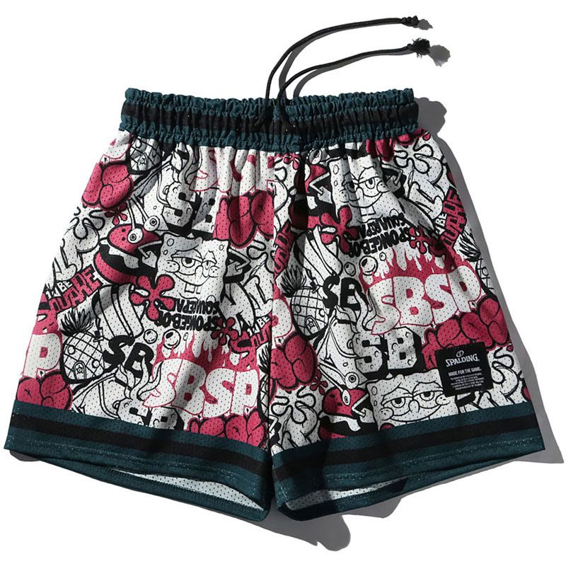 SPALDING スポルディング ジャージーショーツ スポンジ・ボブ グラフィティ バスケットボール プラクティスパンツ (smp25156s-6400)、ワイン SPALDING スポルディング ジャージー ショーツ スポンジ・ボブ ジャージ 上着 スポルディング 160 SPALDING 黒 - メルカリ