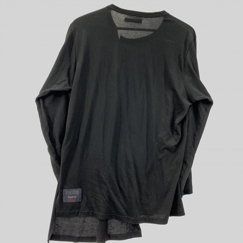 中古】Yohji Yamamoto 変形カーディガン サイズ1 ブラック HH-T57-570