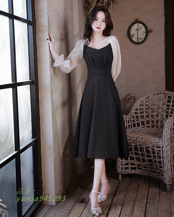 ひざ下丈ドレス 演奏会