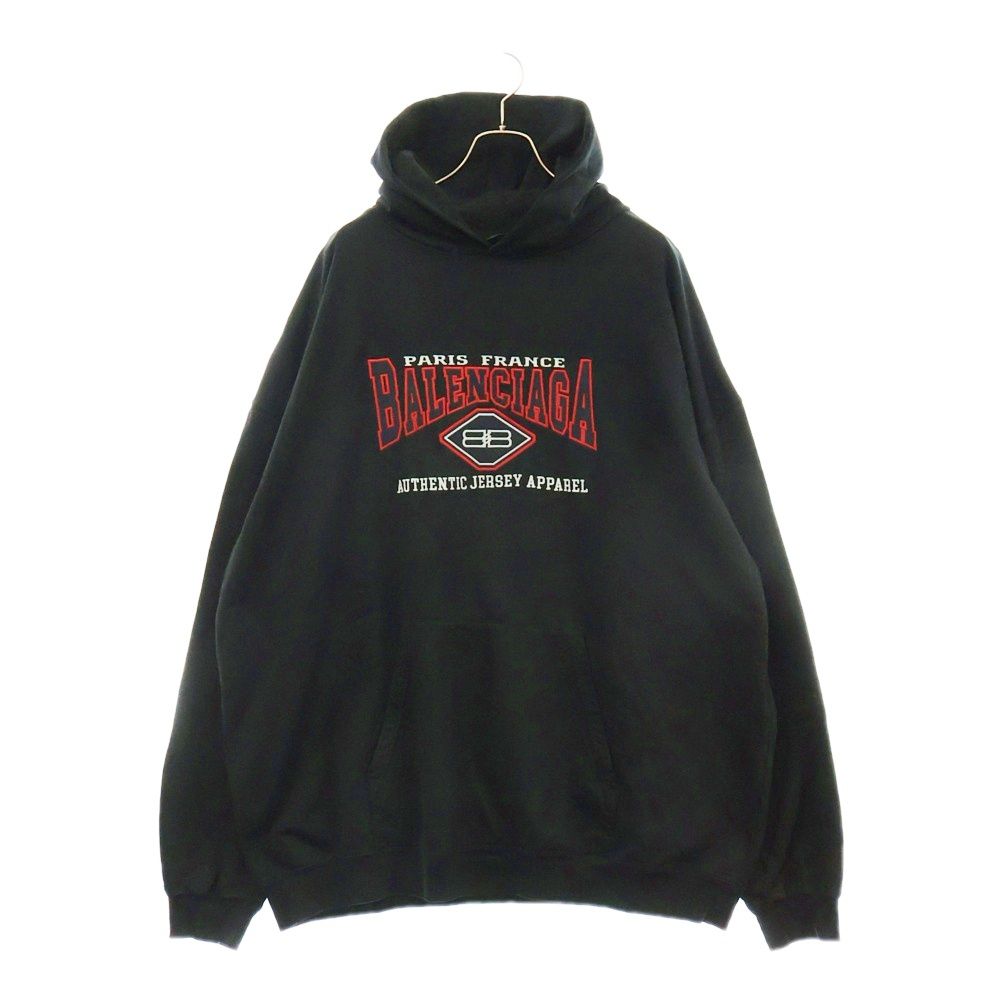 BALENCIAGA (バレンシアガ) 21AW Logo Embroidery Hoodie 620973 TMVB1 