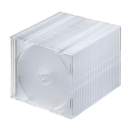 5個セット 30枚×5 サンワサプライ Blu-ray DVD CDケース スリムタイプ 30枚セット クリア FCD-PU30CLNX5