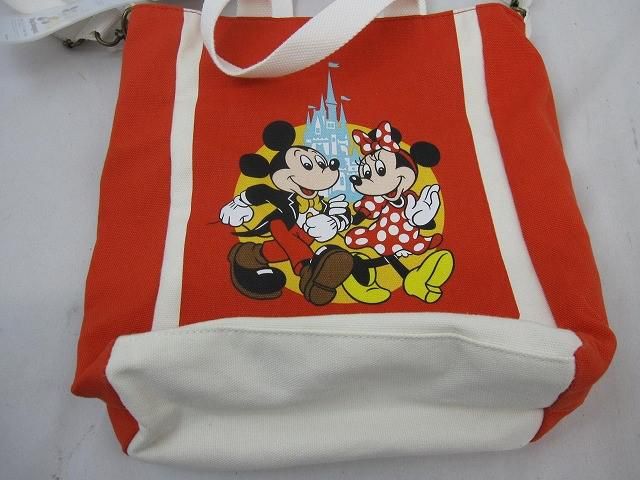 未使用 ディズニー 40周年 TDL グランドオープン風 トートバッグ ショルダーバッグ 復刻 中古品 ディズニー 40周年 TDL グランドオープン風 トートバッグ