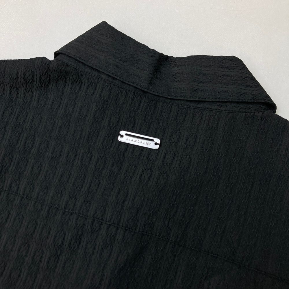 送料無料の商品多数！ サイズ S ST ANDREWS セントアンドリュース モデル 半袖ポロ オールインワン ブラック系 240101523285 ゴルフウェア レディース ストスト 送料無料も! 