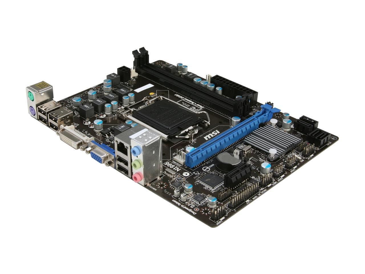 MSI H61M-P31 G3 バージョン 1.0 LGA 1155 インテル H61 mATX マザーボード