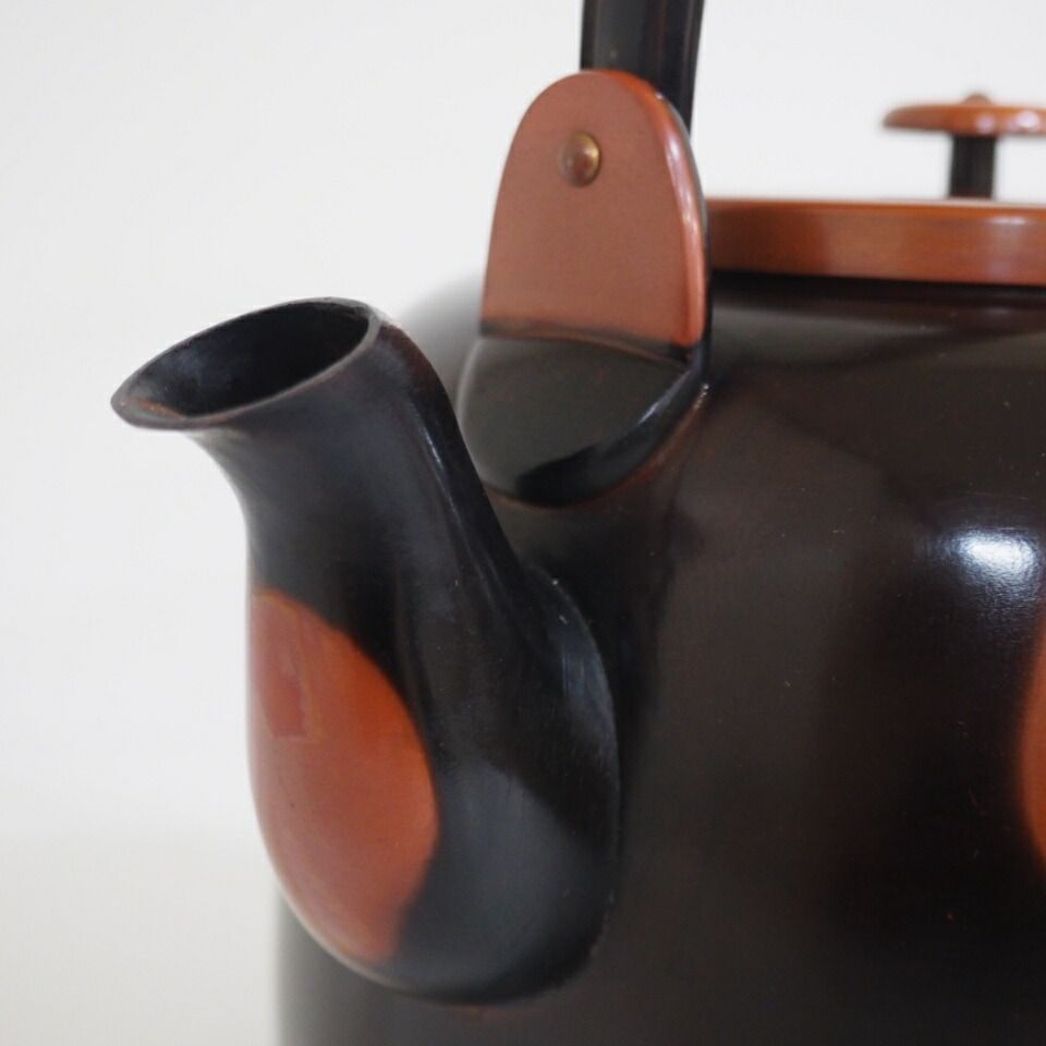 六月の特売品) 一政堂作 伊藤政治作 浄益形 唐銅 腰黒 表千家