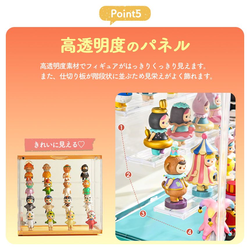 八番屋　積み重ね可能 フィギュアケース 4セット　まとめ 八番屋 積み重ね可能 フィギュアケース 4セット まとめ