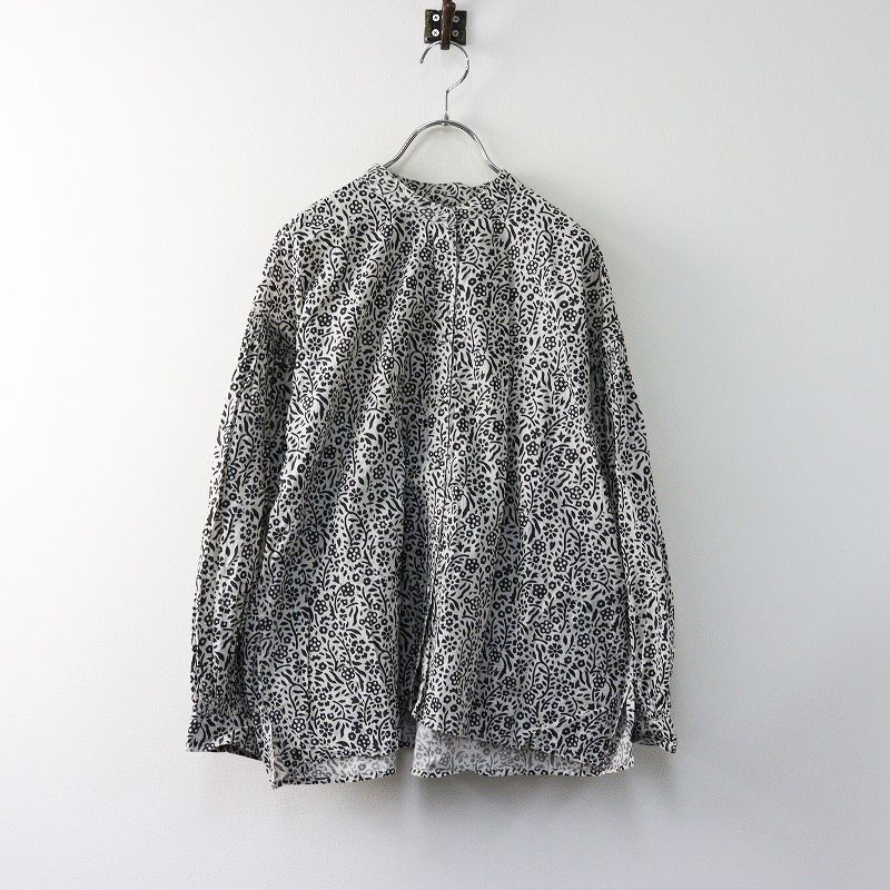 美品 2024AW メゾンドソイル maison de soil 80s コットン花柄ブロック 